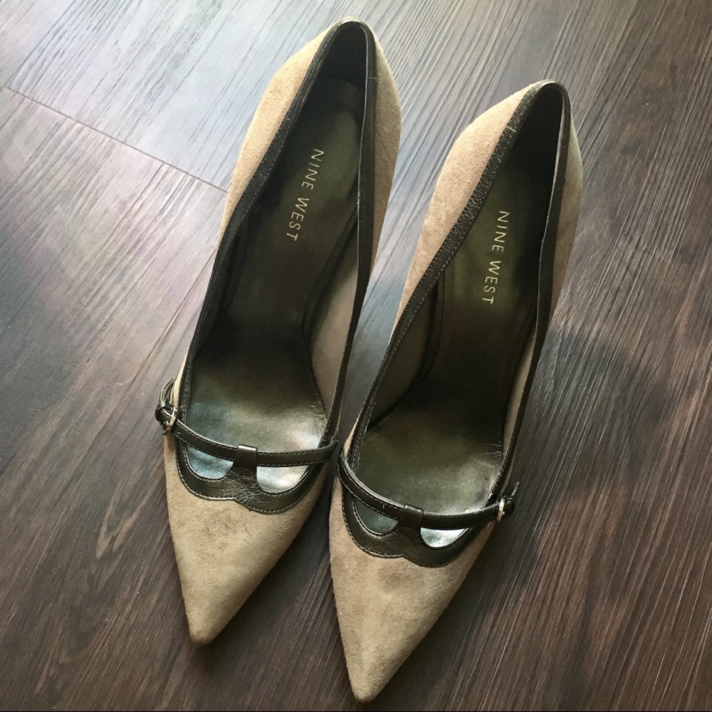 Nine West Gray Treeto High Heels